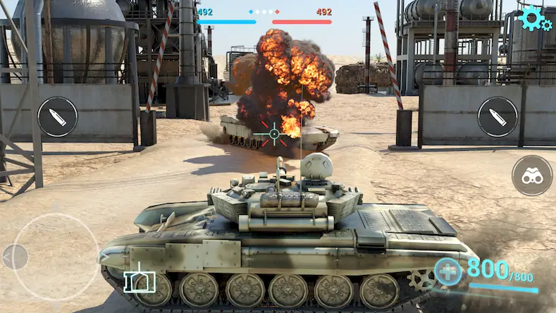 Скачать Tanks Battlefield: PvP Battle [МОД/Взлом Много денег] на Андроид