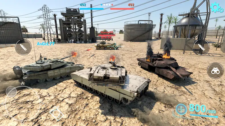 Скачать Tanks Battlefield: PvP Battle [МОД/Взлом Много денег] на Андроид