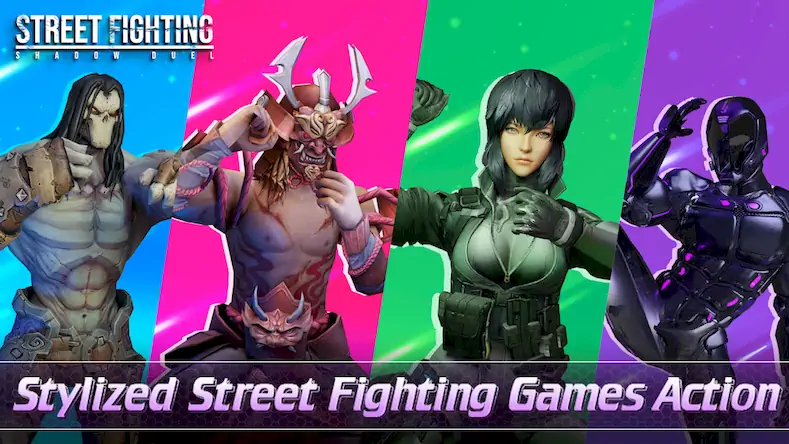Скачать Street Fighting Shadow Duel [МОД/Взлом Много монет] на Андроид