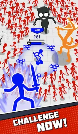 Скачать Stickman Survival: Mighty Wars [МОД/Взлом Много денег] на Андроид