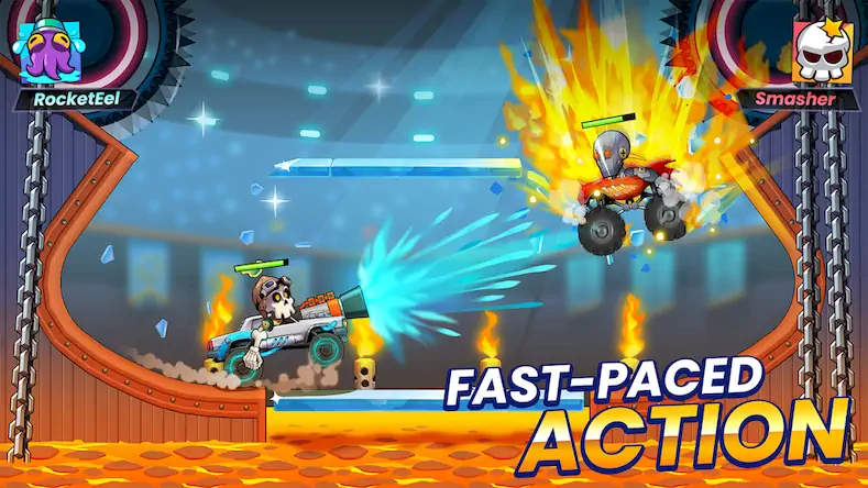 Скачать Smash Stars: Epic Car Battles! [МОД/Взлом Бесконечные деньги] на Андроид