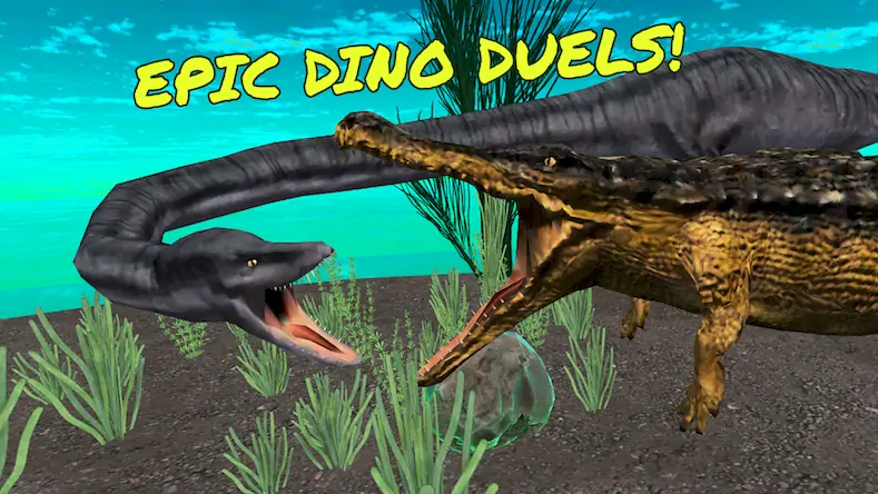 Скачать Dino Battle Arena Jurassic Sea [МОД/Взлом Бесконечные монеты] на Андроид