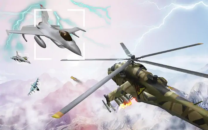 Скачать Боевой вертолет Воздушная атак [МОД/Взлом Разблокированная версия] на Андроид