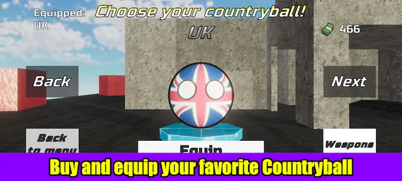 Скачать Countryballs: Zombie Hunt 3D [МОД/Взлом Много монет] на Андроид
