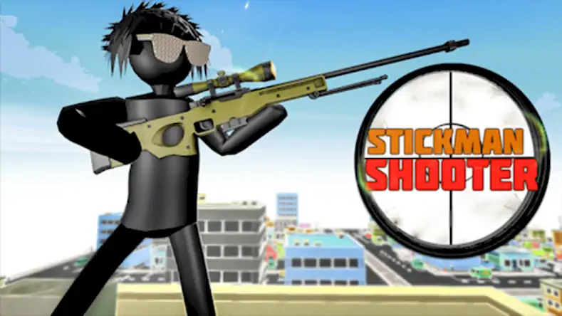 Скачать Stickman Sniper Shooter games [МОД/Взлом Много денег] на Андроид