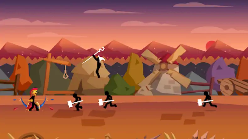 Скачать Stick Fight: Shadow Archer [МОД/Взлом Разблокированная версия] на Андроид