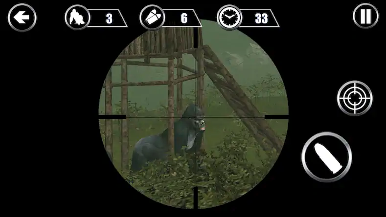 Скачать Gorilla Hunter: Охотничьи игры [МОД/Взлом Unlocked] на Андроид