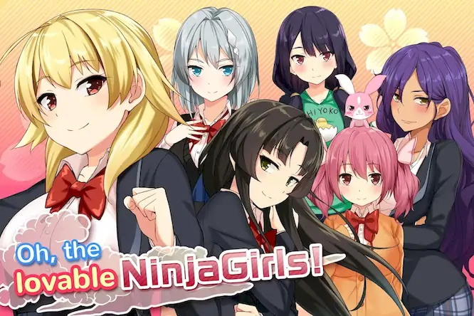 Скачать Moe! Ninja Girls/Sexy School [МОД/Взлом Много монет] на Андроид