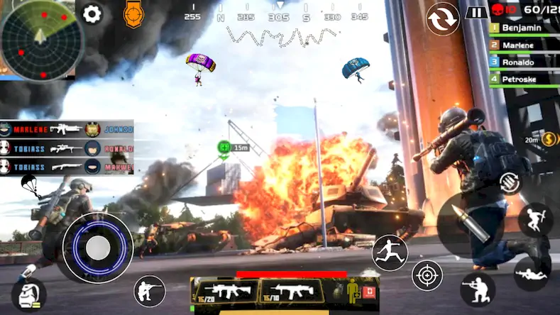 Скачать Offline Clash Squad Shooter 3D [МОД/Взлом Меню] на Андроид