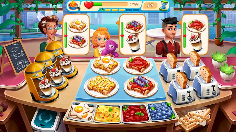 Скачать Cooking Marina - cooking games [МОД/Взлом Бесконечные монеты] на Андроид