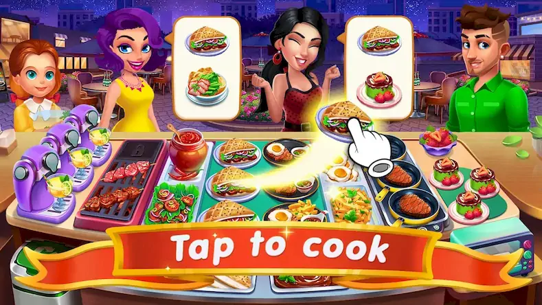 Скачать Cooking Marina - cooking games [МОД/Взлом Бесконечные монеты] на Андроид