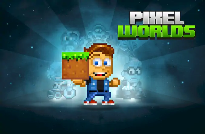 Скачать Pixel Worlds: MMO Sandbox [МОД/Взлом Много монет] на Андроид