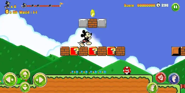 Скачать Adventure Dash Mickey jungle [МОД/Взлом Разблокированная версия] на Андроид