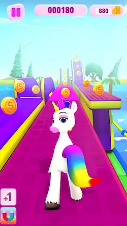 Скачать Unicorn Kingdom: Running Games [МОД/Взлом Бесконечные монеты] на Андроид