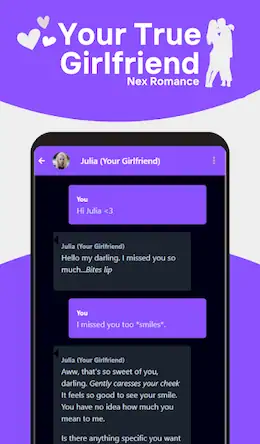 Скачать Nex Romance AI Girlfriend Chat [МОД/Взлом Бесконечные деньги] на Андроид