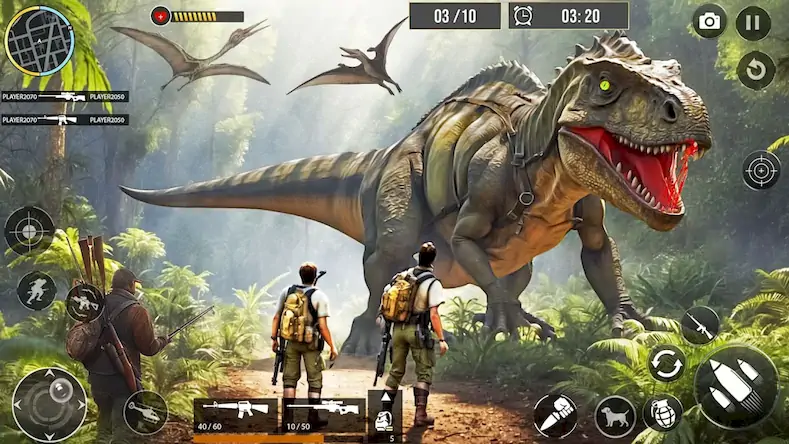 Скачать Dinosaur Games: Wild Dino Hunt [МОД/Взлом Unlocked] на Андроид