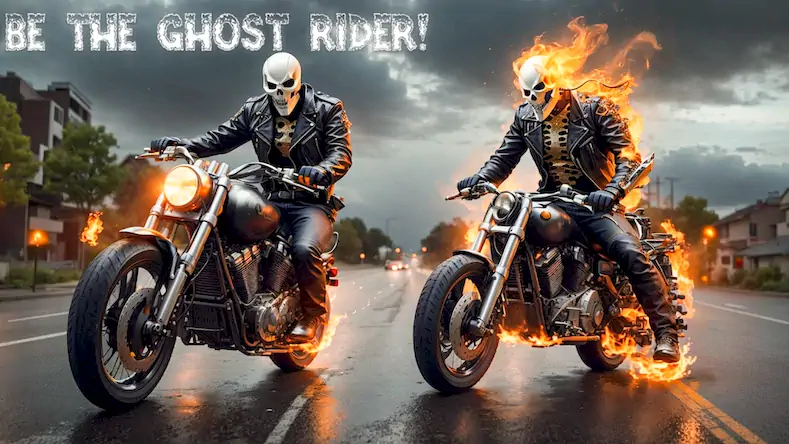 Скачать Ghost Rider 3D - Ghost Game [МОД/Взлом Unlocked] на Андроид