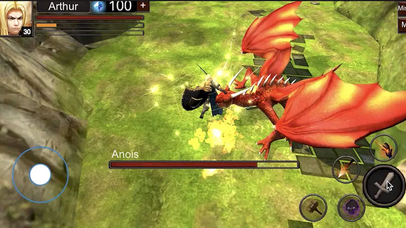 Скачать Dragon and Fire:Knight Rising [МОД/Взлом Много денег] на Андроид