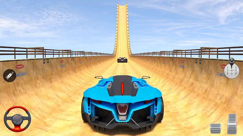 Скачать Superhero Car: Mega Ramp Games [МОД/Взлом Много монет] на Андроид