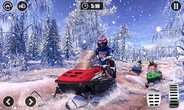 Скачать снежные гонки на квадроциклах [МОД/Взлом Много монет] на Андроид