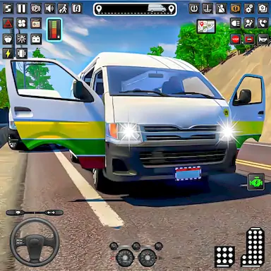 Скачать Van Simulator Games Indian Van [МОД/Взлом Бесконечные монеты] на Андроид