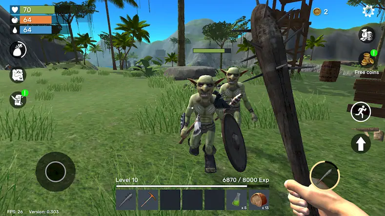 Скачать Uncharted Island: Survival RPG [МОД/Взлом Unlocked] на Андроид