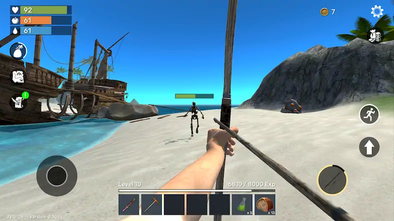 Скачать Uncharted Island: Survival RPG [МОД/Взлом Unlocked] на Андроид