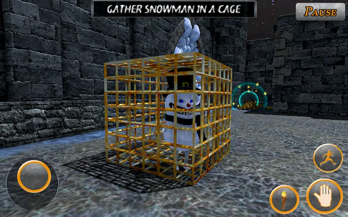 Скачать Evil Scary Snowman Games 3d [МОД/Взлом Бесконечные монеты] на Андроид
