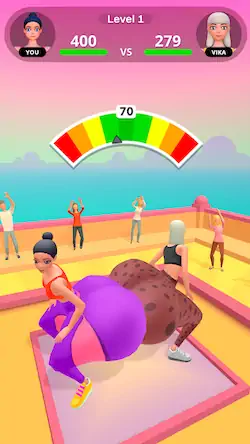Скачать Twerk Race 3D－тверк-батл игра [МОД/Взлом Меню] на Андроид