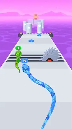 Скачать Snake Run Race: Игра Змейка 3D [МОД/Взлом Бесконечные монеты] на Андроид
