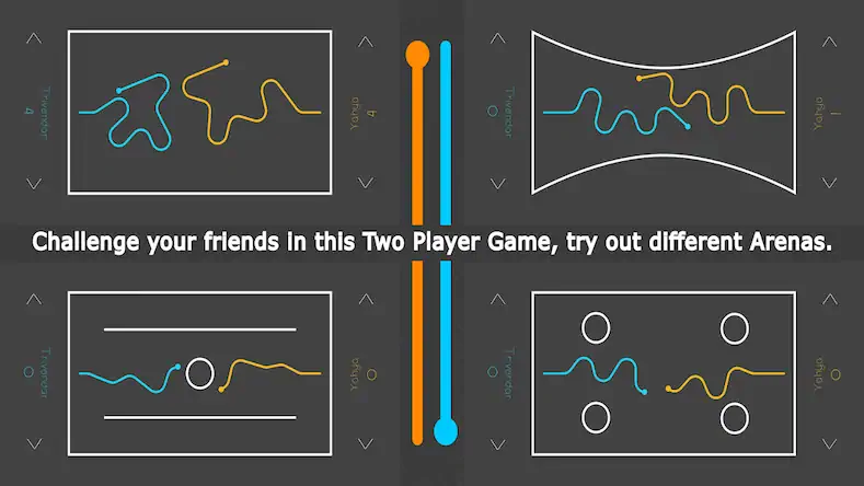 Скачать Double Line : 2 Player Games [МОД/Взлом Бесконечные деньги] на Андроид