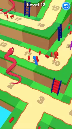 Скачать Snakes & Ladders Race [МОД/Взлом Бесконечные монеты] на Андроид