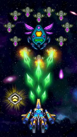 Скачать Galaxy Shooter: Space Arcade [МОД/Взлом Меню] на Андроид