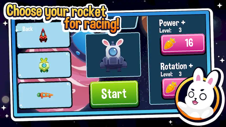 Скачать Rabbit Rocket Racing [МОД/Взлом Unlocked] на Андроид