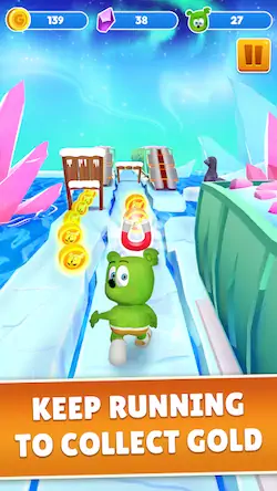 Скачать Gummy Bear Run-бесконечный бег [МОД/Взлом Бесконечные монеты] на Андроид