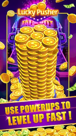 Скачать Lucky Cash Pusher Coin Games [МОД/Взлом Бесконечные монеты] на Андроид