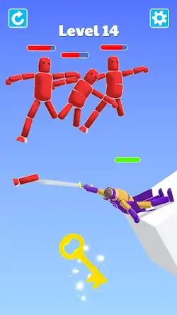 Скачать Ragdoll Ninja: Легенда ниндзя [МОД/Взлом Много монет] на Андроид