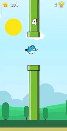 Скачать Flippy Bird - Flying bird [МОД/Взлом Много монет] на Андроид