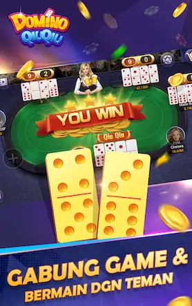 Скачать Domino QiuQiu-Gaple Slot Poker [МОД/Взлом Разблокированная версия] на Андроид