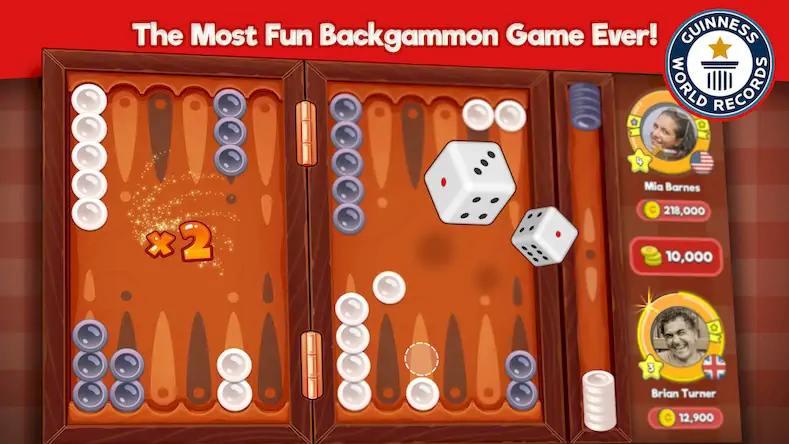 Скачать Backgammon Stars: Board Game [МОД/Взлом Много денег] на Андроид