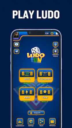 Скачать Ludo Fun - Play Ludo and Win [МОД/Взлом Разблокированная версия] на Андроид