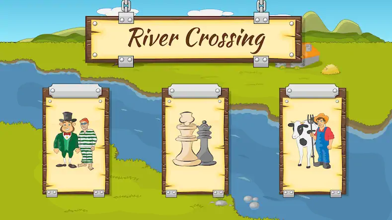 Скачать River Crossing - Logic Puzzles [МОД/Взлом Unlocked] на Андроид