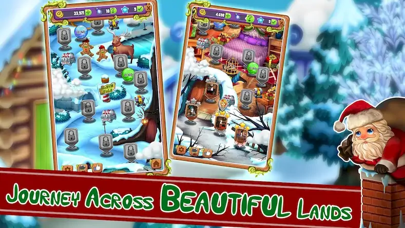 Скачать Christmas Mahjong: Holiday Fun [МОД/Взлом Много монет] на Андроид
