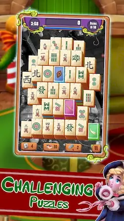 Скачать Christmas Mahjong: Holiday Fun [МОД/Взлом Много монет] на Андроид