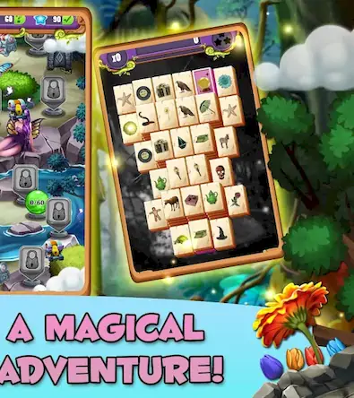 Скачать Mahjong Magic: Fairy King [МОД/Взлом Много денег] на Андроид