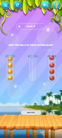 Скачать Color Ball Sort ListPull Games [МОД/Взлом Бесконечные монеты] на Андроид