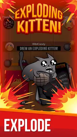 Скачать Exploding Kittens Unleashed [МОД/Взлом Бесконечные деньги] на Андроид