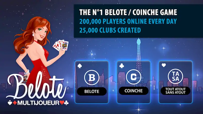 Скачать Belote & Coinche Multiplayer [МОД/Взлом Меню] на Андроид