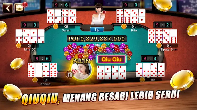 Скачать LUXY Domino Gaple QiuQiu Poker [МОД/Взлом Unlocked] на Андроид
