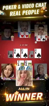 Скачать PokerGaga: Texas Holdem Live [МОД/Взлом Бесконечные монеты] на Андроид